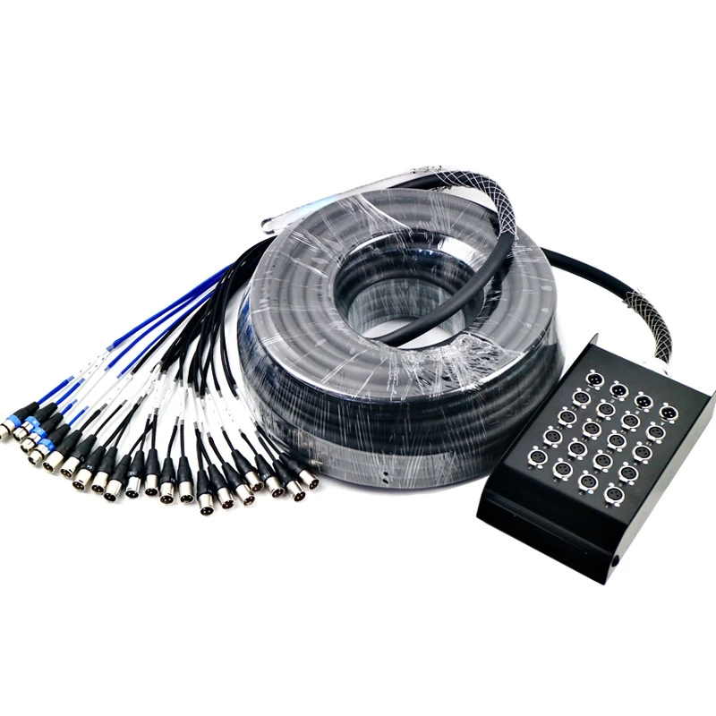 Stage Tough Low-Noise Reinforced Power Snake Cable 12channel