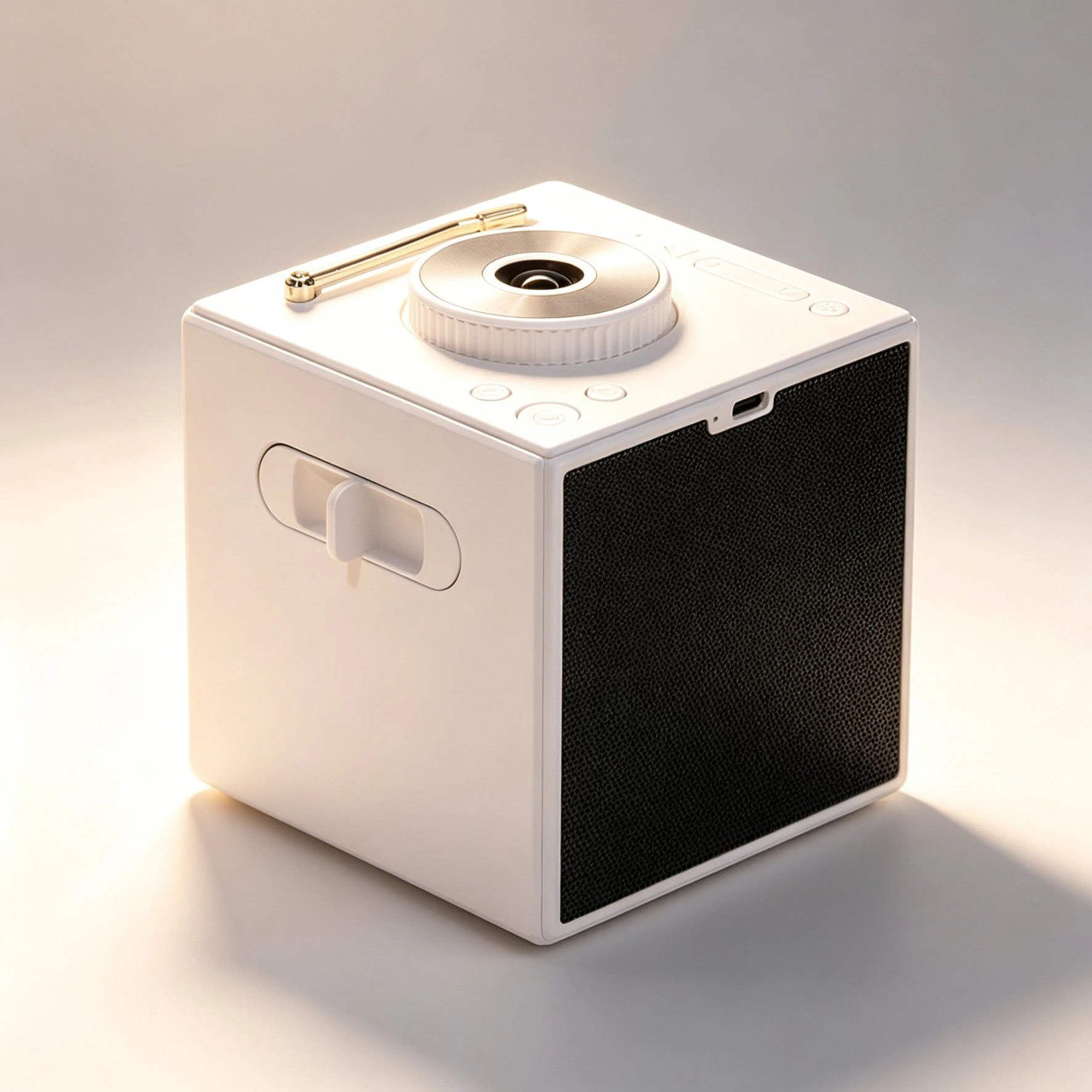 Star Projector Bluetooth Speaker with Sound Activated Light for Bedroom