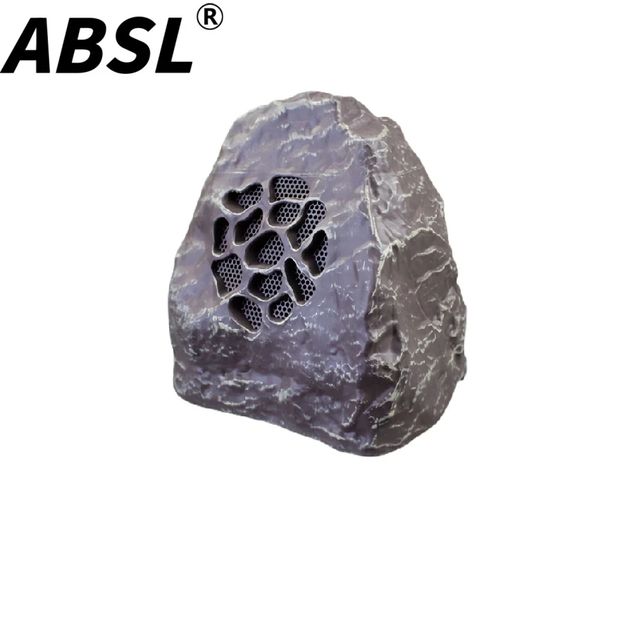 Stone Shape Outdoor Garden Speaker 15W 4” Full Range PA Lawn Speaker