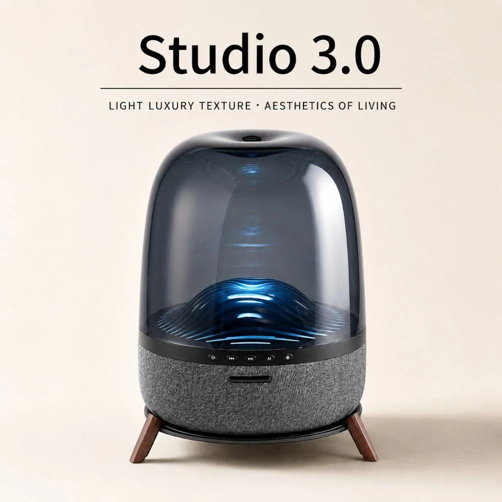 Studio 3.0 Bluetooth Speaker with Ambient Light and 360° Surround Sound