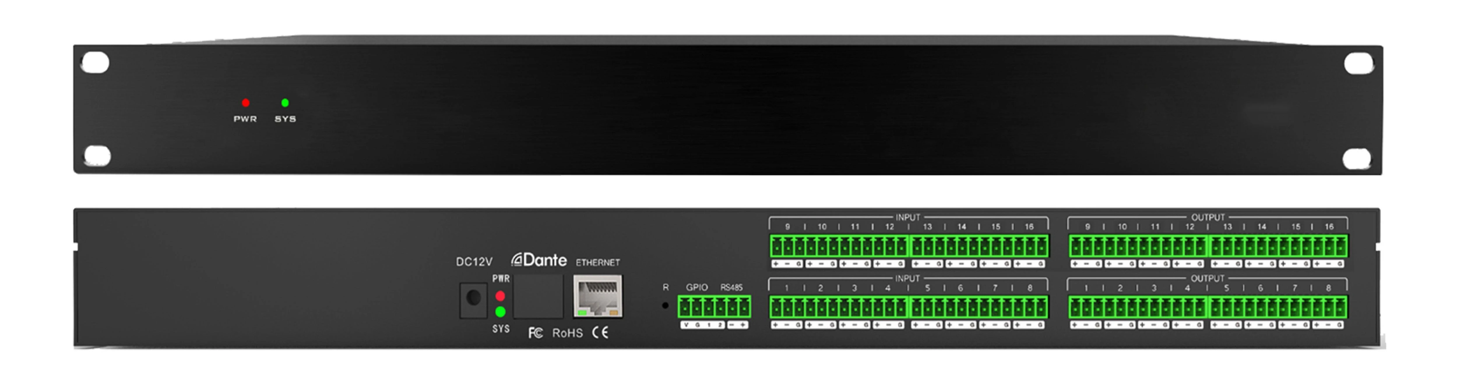 Studio-Grade Multi-Channel Rack-Mountable 16×16 Digital Audio Processor