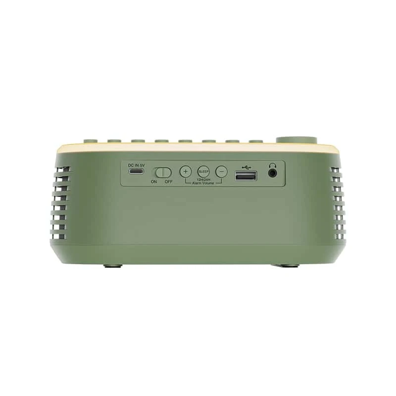 Stylish Relaxing Stylish White Noise Alarm Clock Bluetooth Speaker