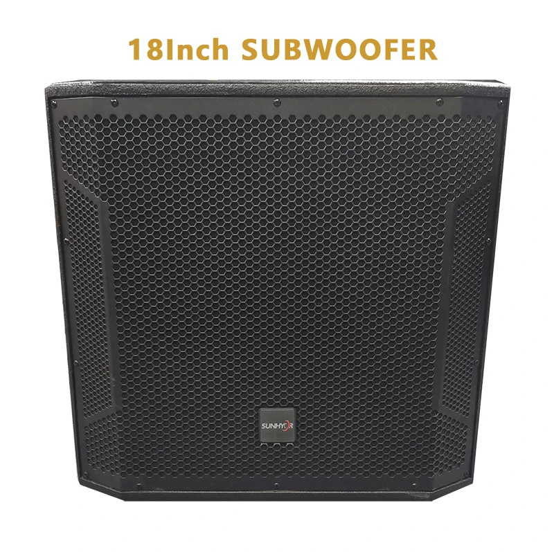 Sunhyor Powerful Audio 18 Inch Subwoofer PRO Sound Ud8018 Professional Powered Subwoofers Speaker for Stage Performance Home Audio DJ Equipment Bar Karaoke