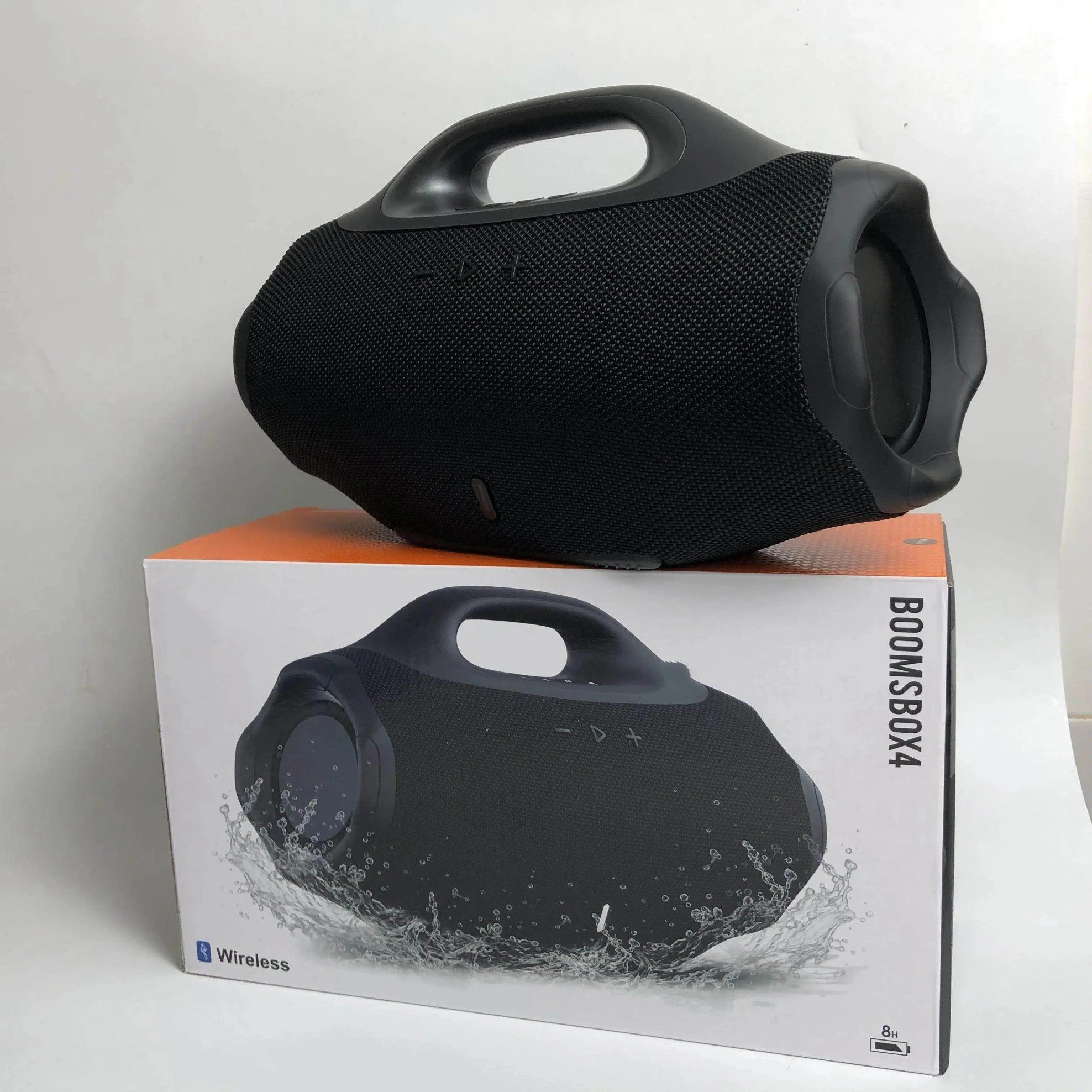 Super Boombox 4 Wireless Speaker Portable Lighting Speakers Waterproof Handle for Home Gift Party Box FM