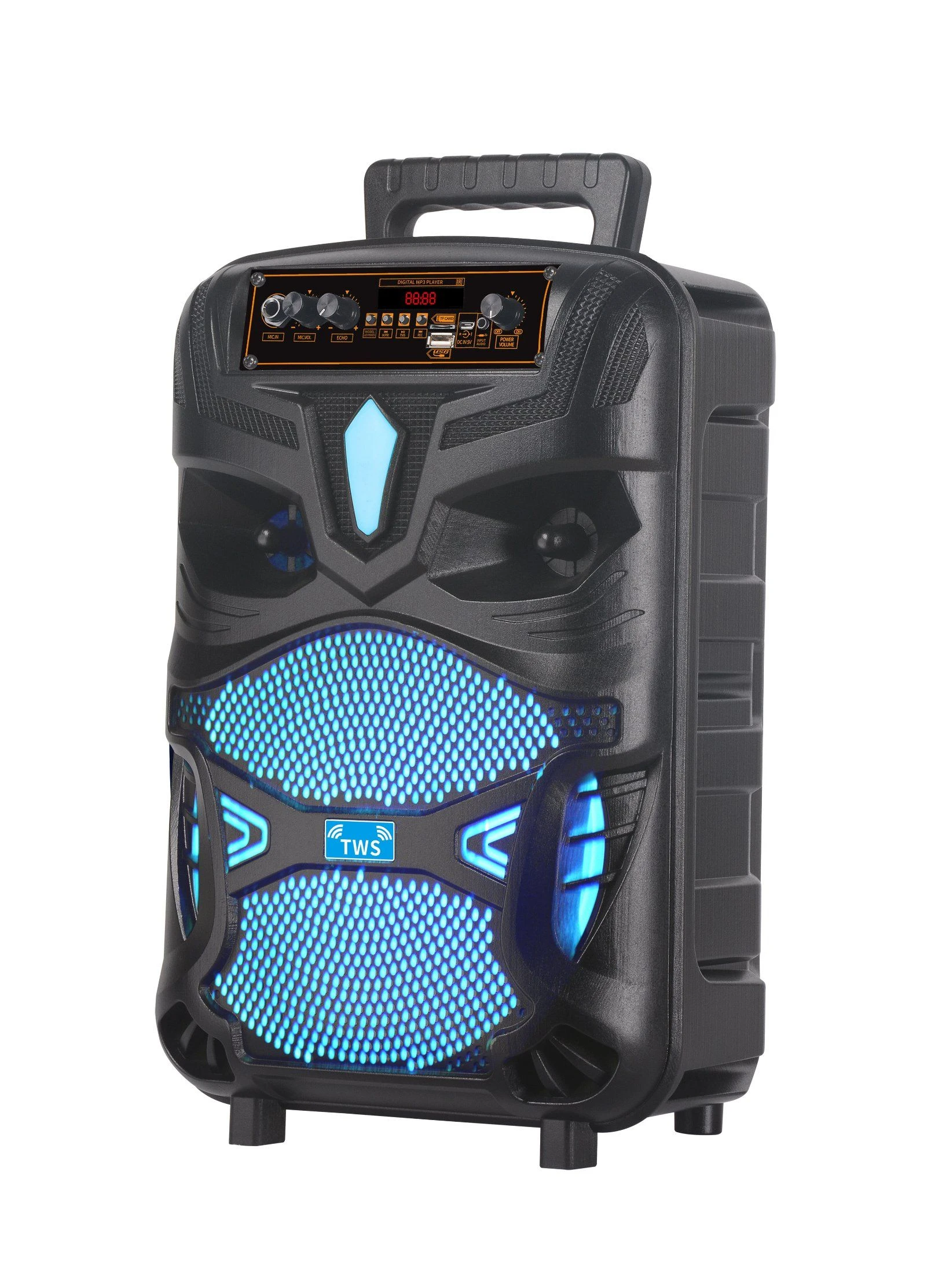 Super Man Portable Speaker Speaker with LED Display