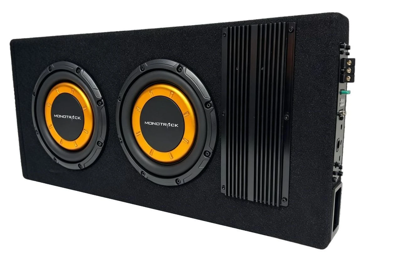 Super Slim Active Subwoofer 1500W 2pcsx8inch Speaker