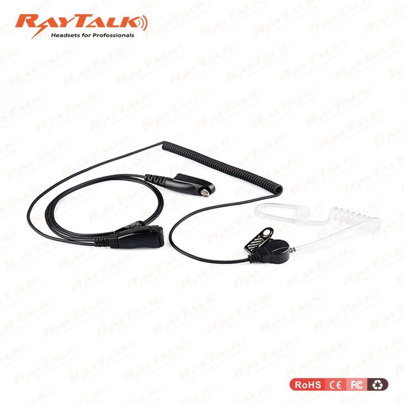 Surveillance Acoustic Tube Earpiece for Two Way Radio