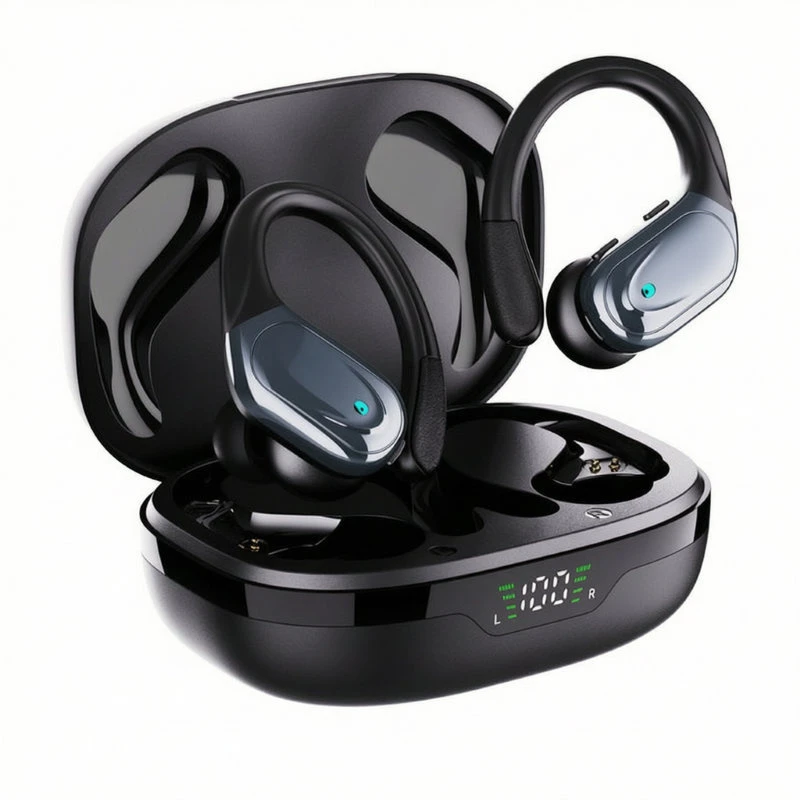 Sweatproof Sports Ear-Hook Headphones for Active Users on The Go