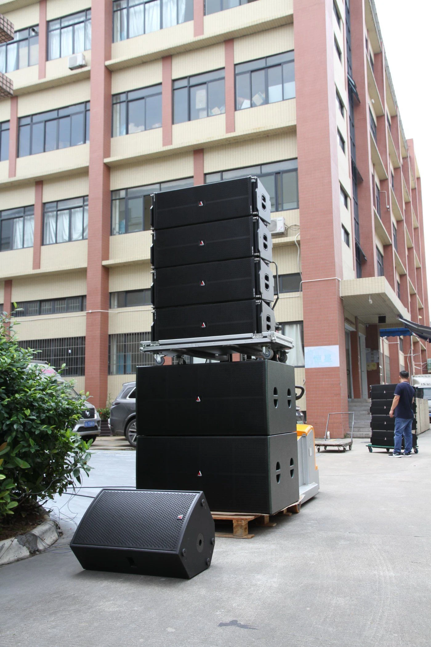 Sx-210 Stage Outdoor Professional Audio Video Audio Church Speakers Celebration Outdoor Sound System Speakers Powered Line Array