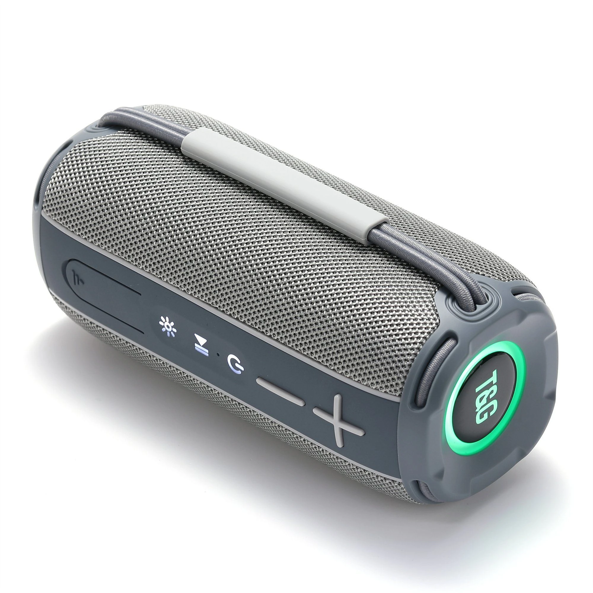 T&G 696 Portable Bluetooth Speaker, Waterproof Wireless Subwoofer Speaker with RGB Lights, FM Radio, Loud Bass for Outdoor & Party