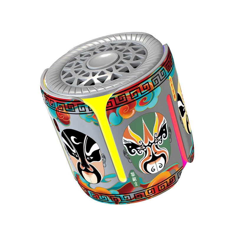 T202 Rotatable Drama Fingertip Colorful Lighting Wireless Speaker