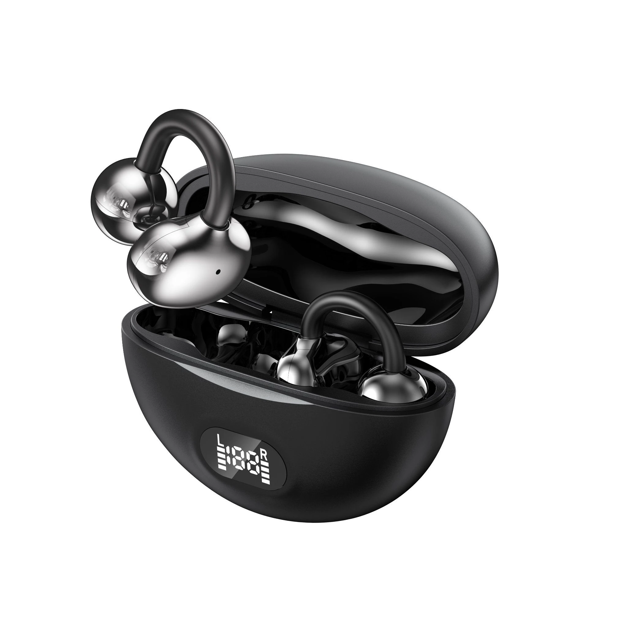 T33 Wireless Bluetooth Clip-on Earphones with High-Definition Sound Quality