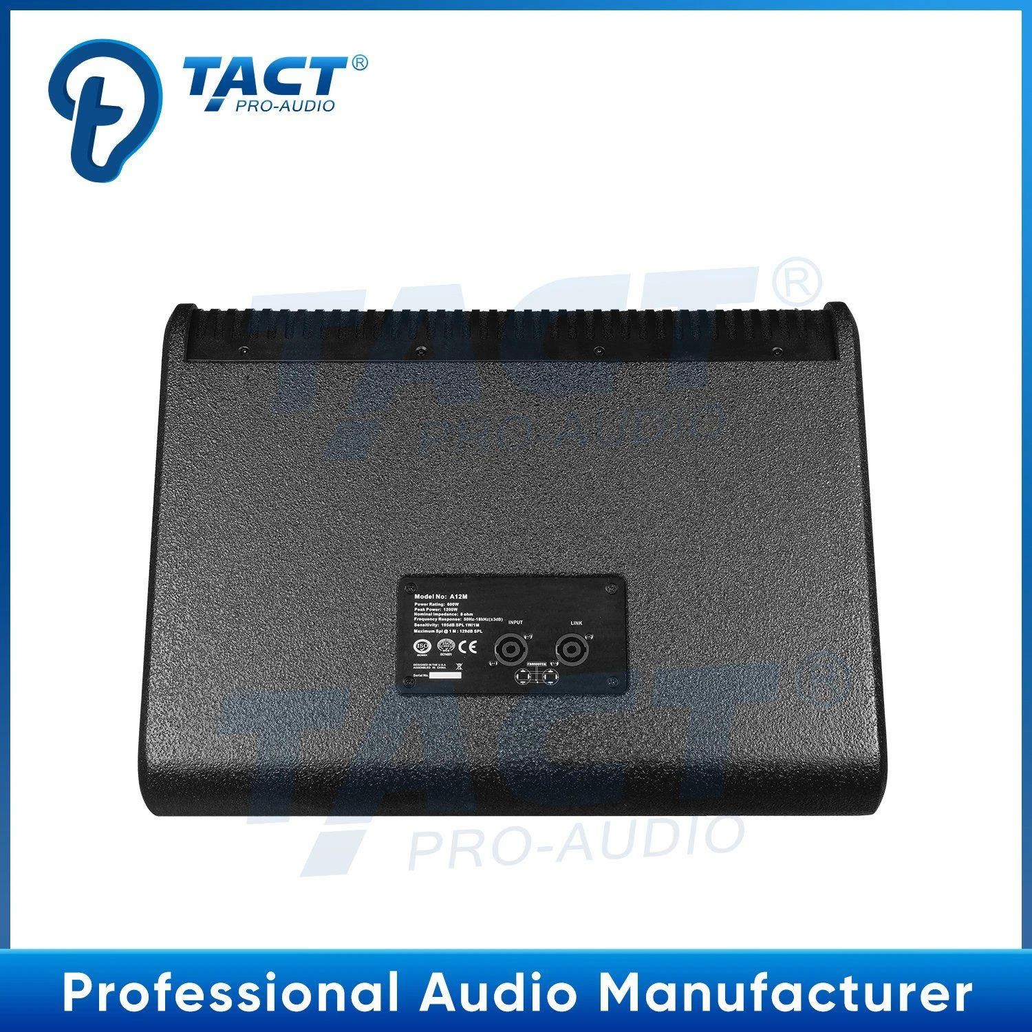 Tact A12m Hot Sale Neodymium 75mm Voice Coil Sound Monitor Speaker