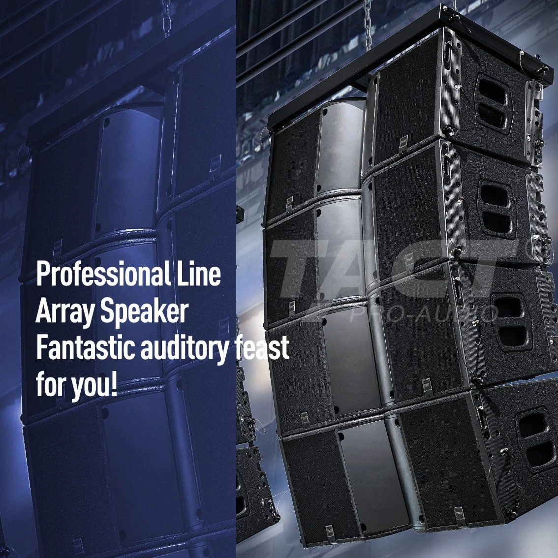 Tact K3l Double 12inch Professional Audio System Speaker Sound for Stadium