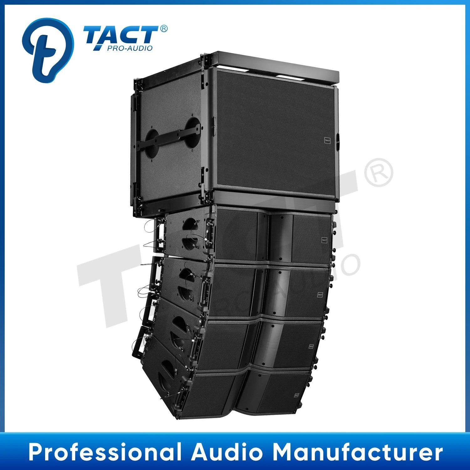 Tact La210 Professional Dual 10-Inch Line Array Full-Range Speaker