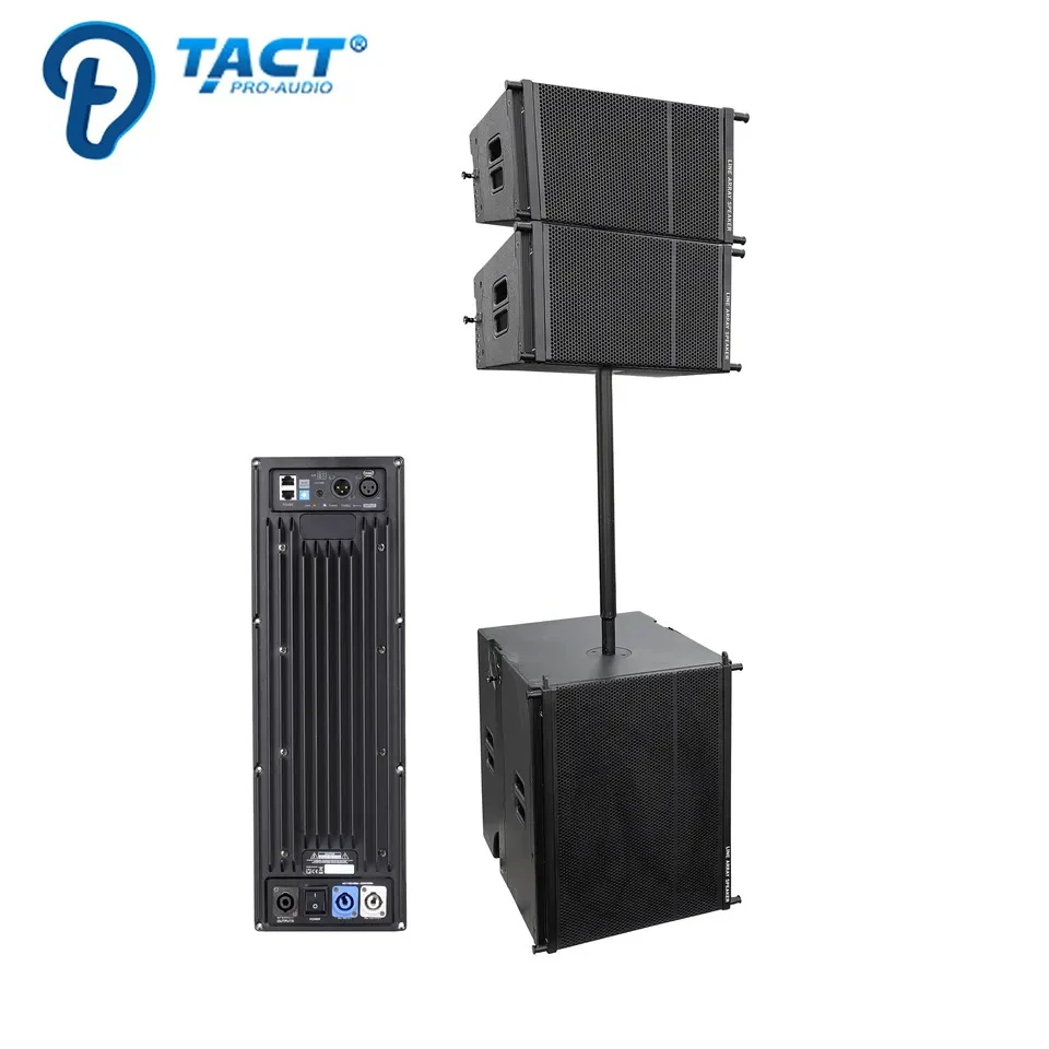 Tact Tq10-P Active Self-Powered Line Array Speaker PRO Audio System 2+1 Per Set
