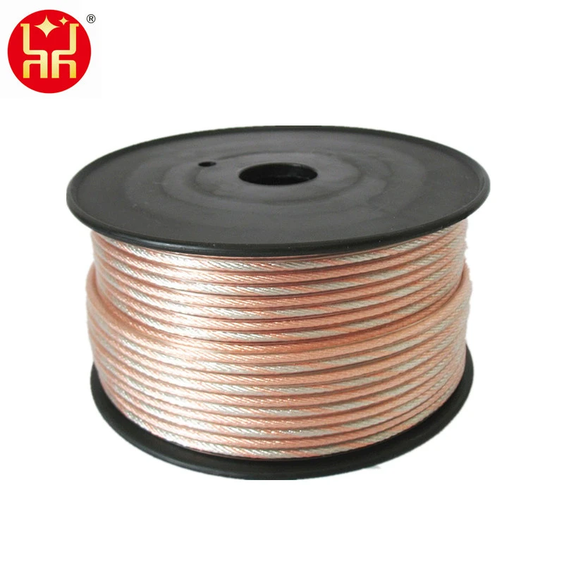 Tc & OFC Mixed Clear Speaker Cable /Transparent Speaker Wire