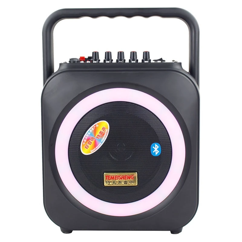 Temeisheng A105 6″ Portable Wireless Bluetooth Mini Speaker with Colorful Lights