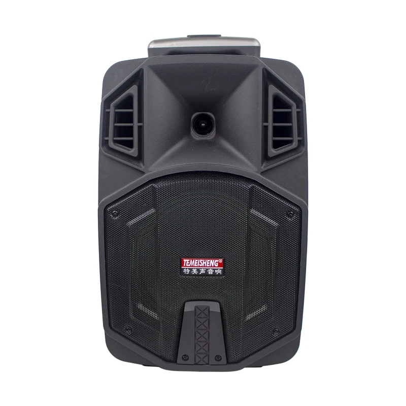 Temeisheng SL08-23 8inch Party Light Good Quality Plastic Trolley Speaker