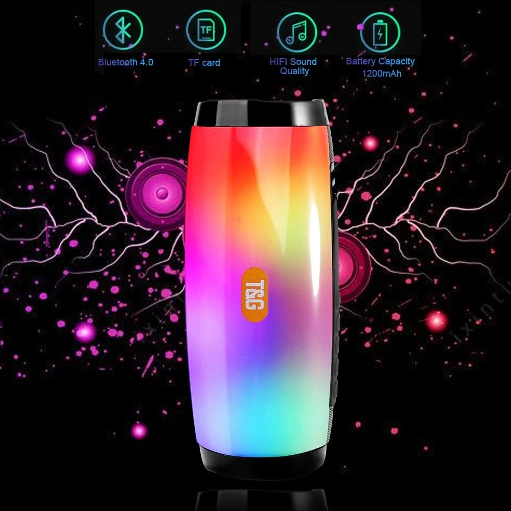 Tg165 Portable Bluetooth Speaker Stereo Subwoofer Wireless Outdoor Soundbar Speaker