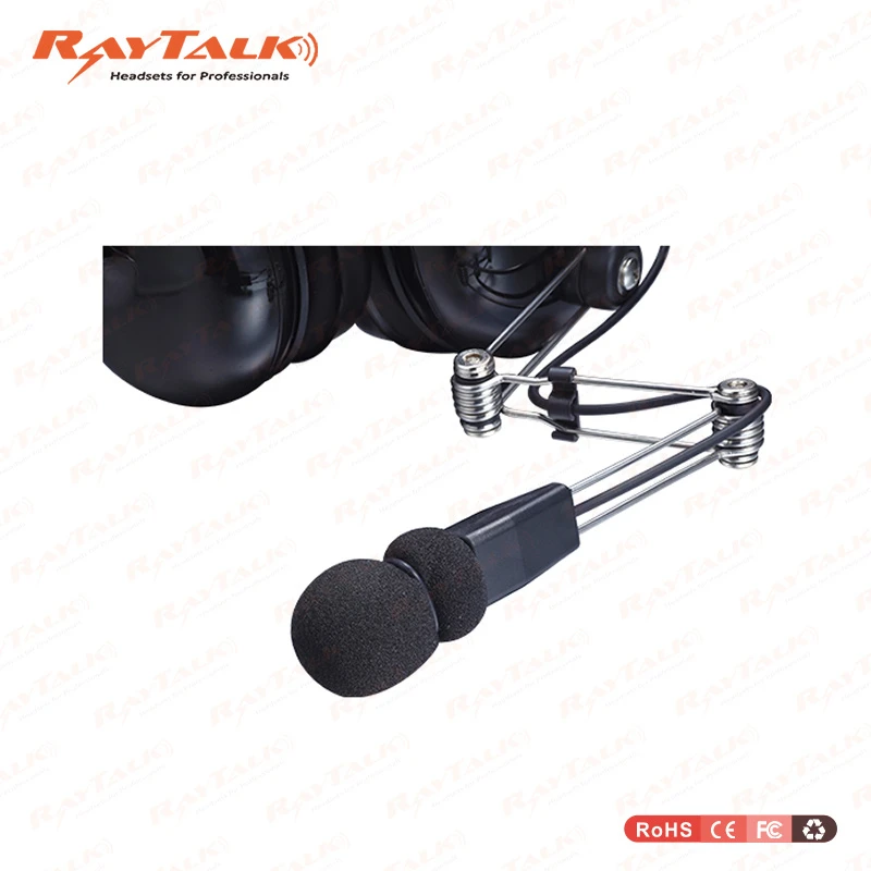 The Heavy-Duty Headphones with High Noise-Canceling Feature Have a Flexible Microphone