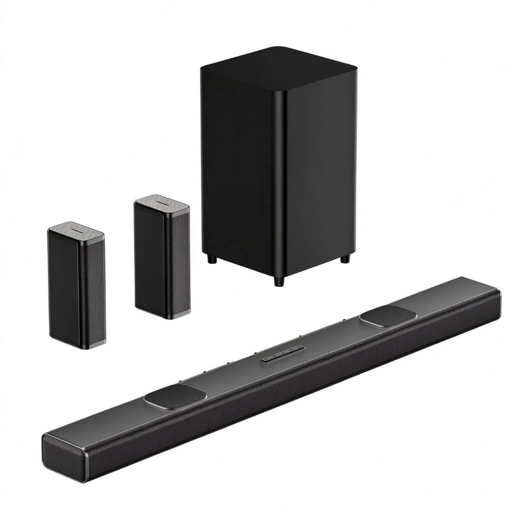 Theater Quality Digital Remote Control 7.1.4 Dolby Atmos Soundbar for Movie Night