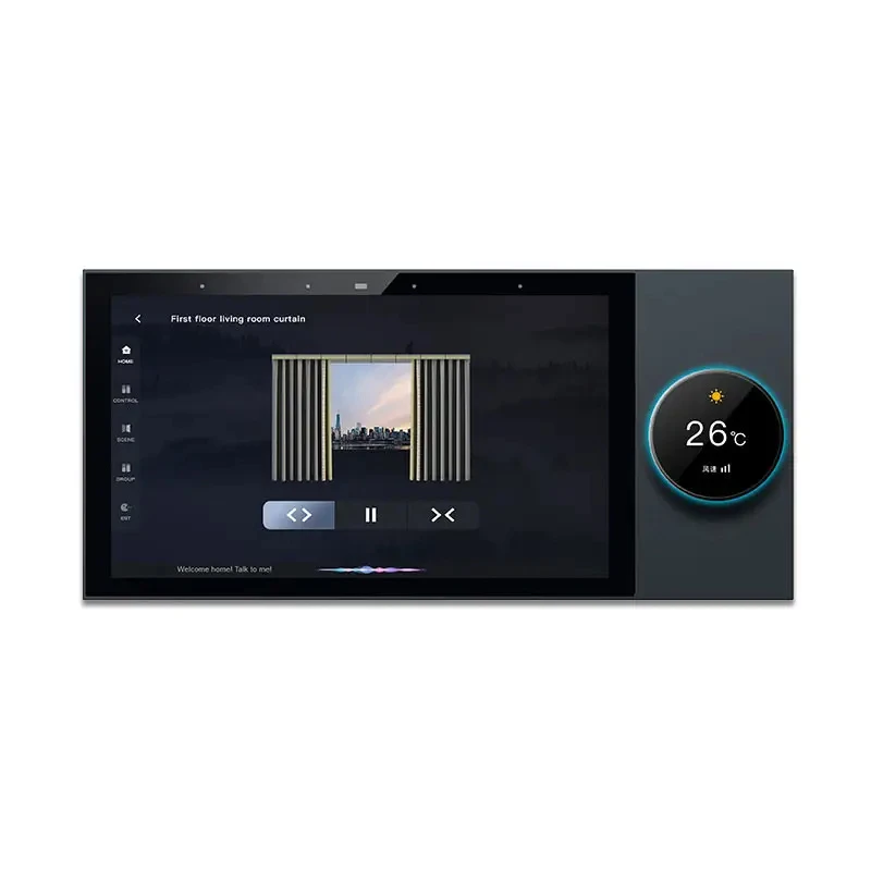 Tianlai Tl-7 7 Inch Tuya Zigbee Gateway in Wall Mount Amplifier Audio Player System