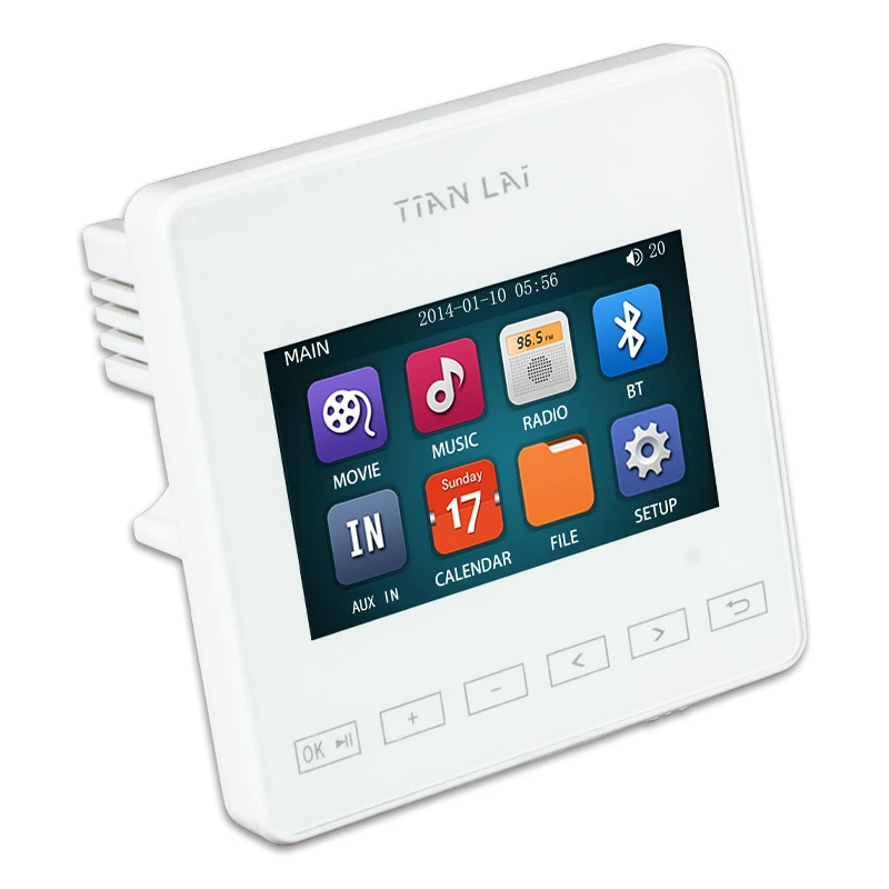 Tianlai Tl-Jx802 3 Inch Background Music System Remote Control Bluetooth Audio in Wall Amplifier