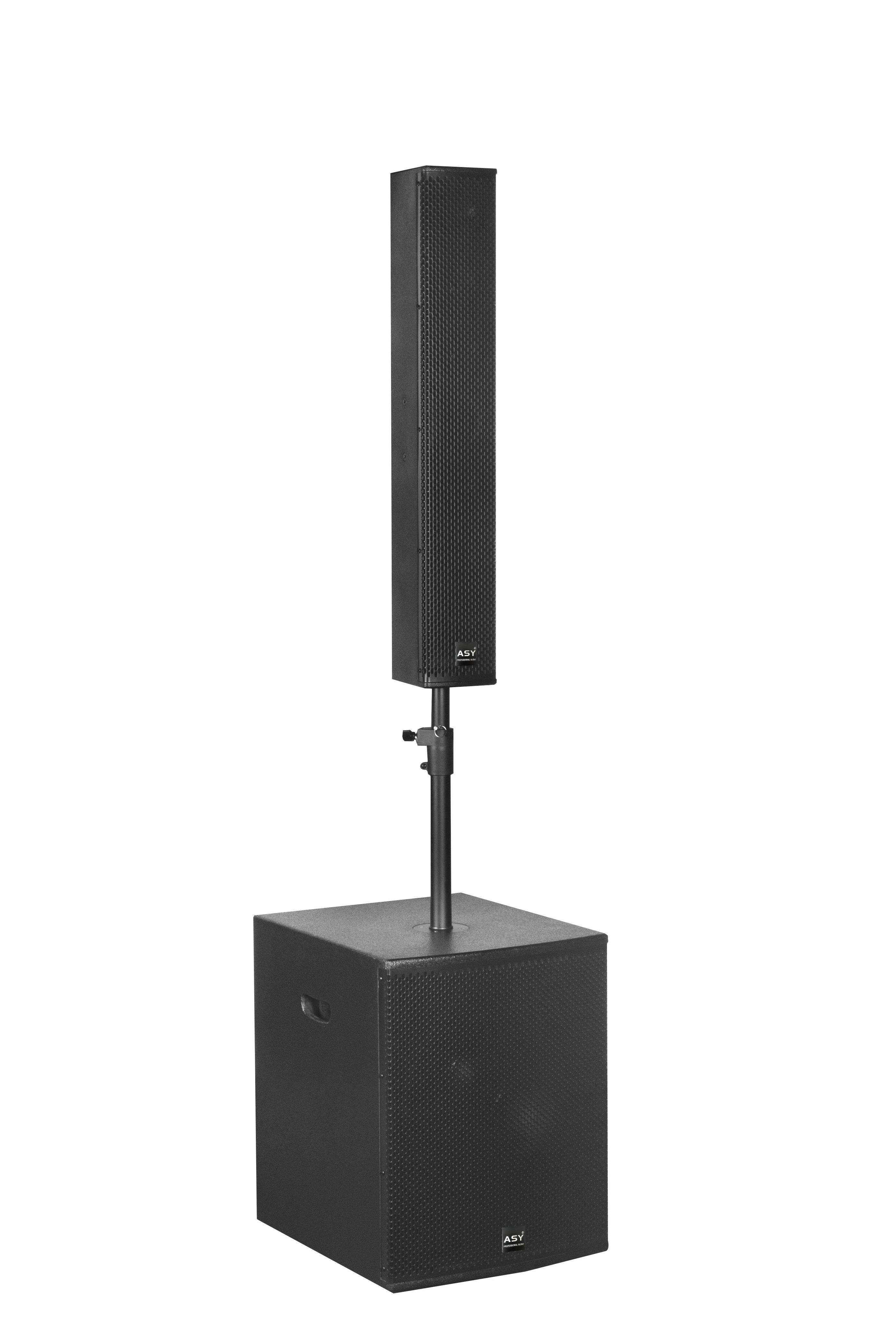 Timbre Correction Small Two Channel Six Unit Active Speaker System