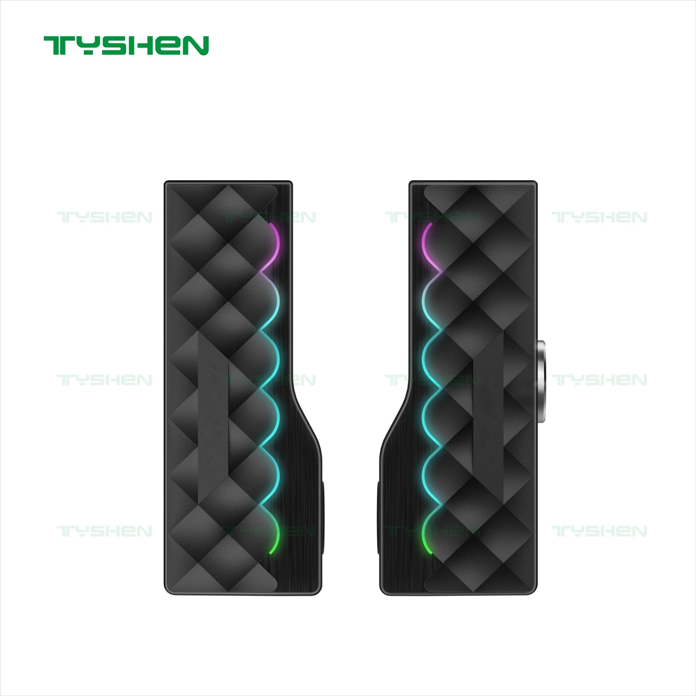 Touch Control Stereo Speaker 2.0 USB Gaming RGB Plastic Speaker