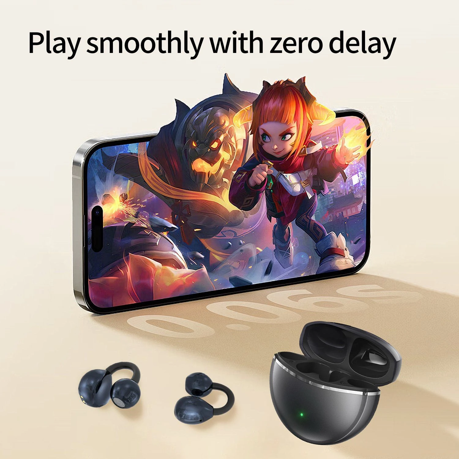 Touch Sensing Open Wear Wireless J90 Headset for Daily Outdoor Listening