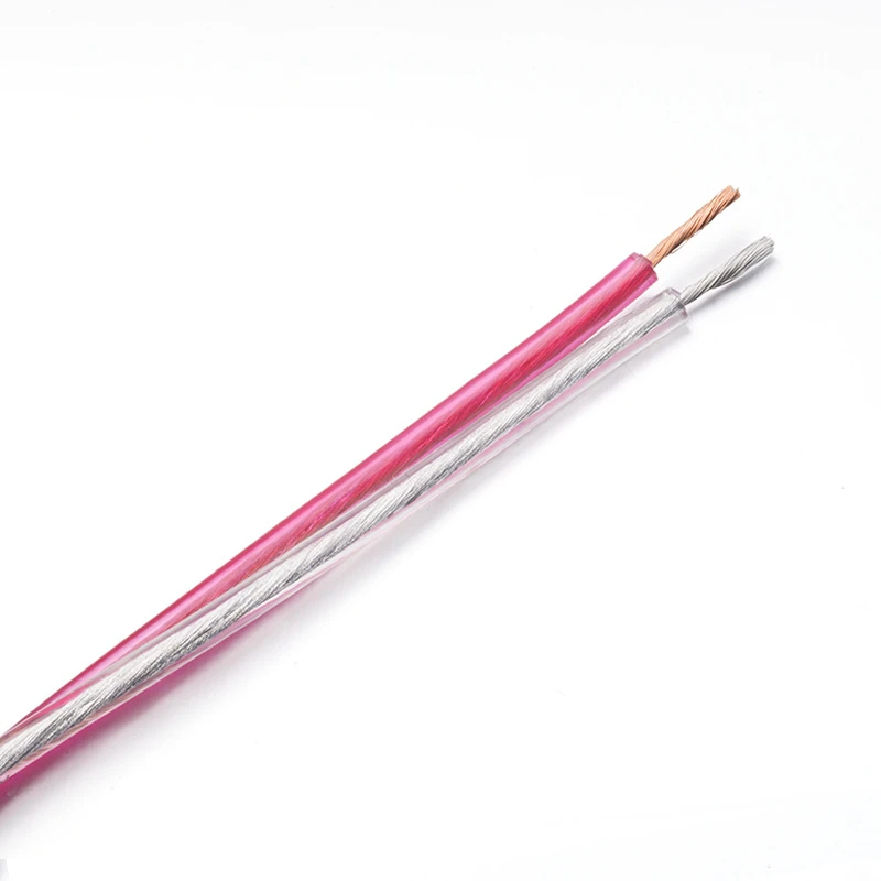 Transparent 1 5mm 2 5mm Speaker Cable for Quality Sound Output