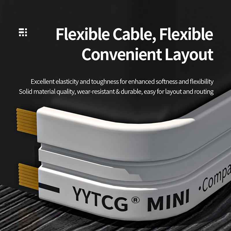 Transparent Speaker Cables with Oxygen-Free Copper, Tinned Copper Conductor,