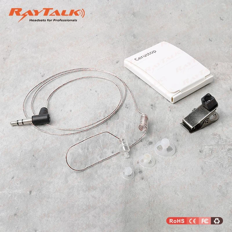 Transparent Tube Listen Only Earpiece for Hidden Communication E-47-3.5L3/Cc