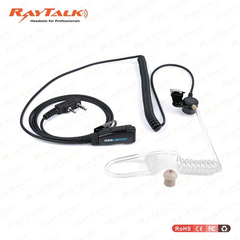 Two Way Radio Acoustic Tube Earpiece for Motorola PRO5150