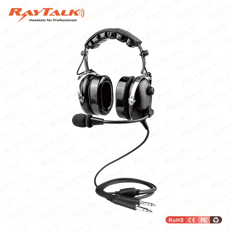 Two Way Radio Aviation Headet in General Aircraft for Active Noise Canceling Headset