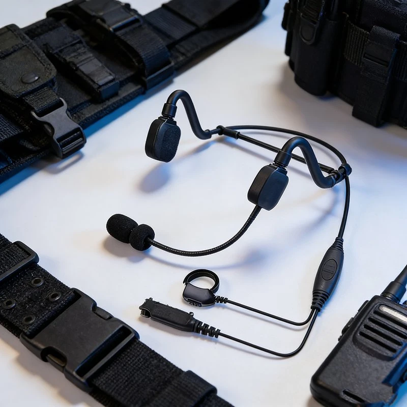 Two Way Radio Wired in-Ear Headphones with 3.5mm Interface for Walkie-Talkie Tour Guide System Telephone