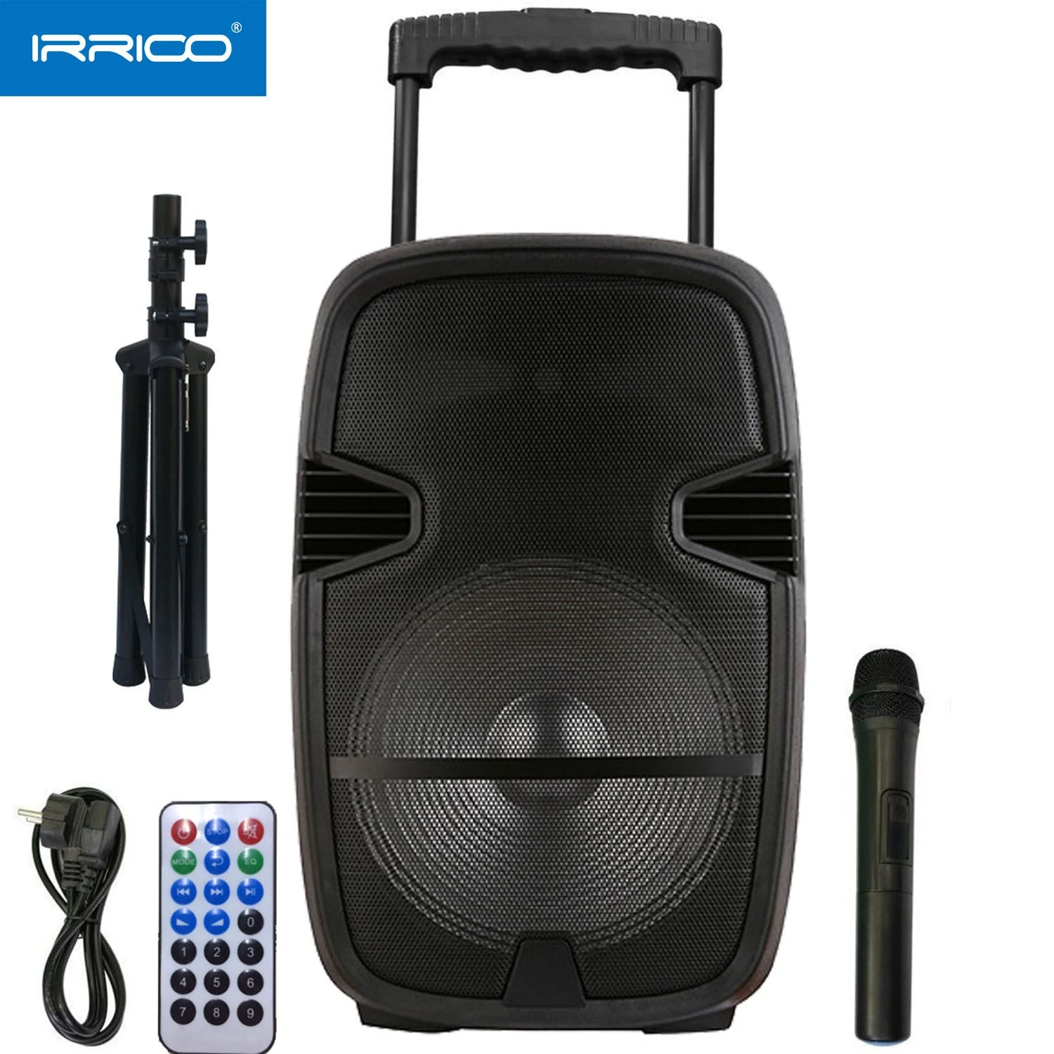 Tws 8″ , 12″ , 15″ Karaoke Speaker Rechargeable Battery Portable Bluetooth Speaker