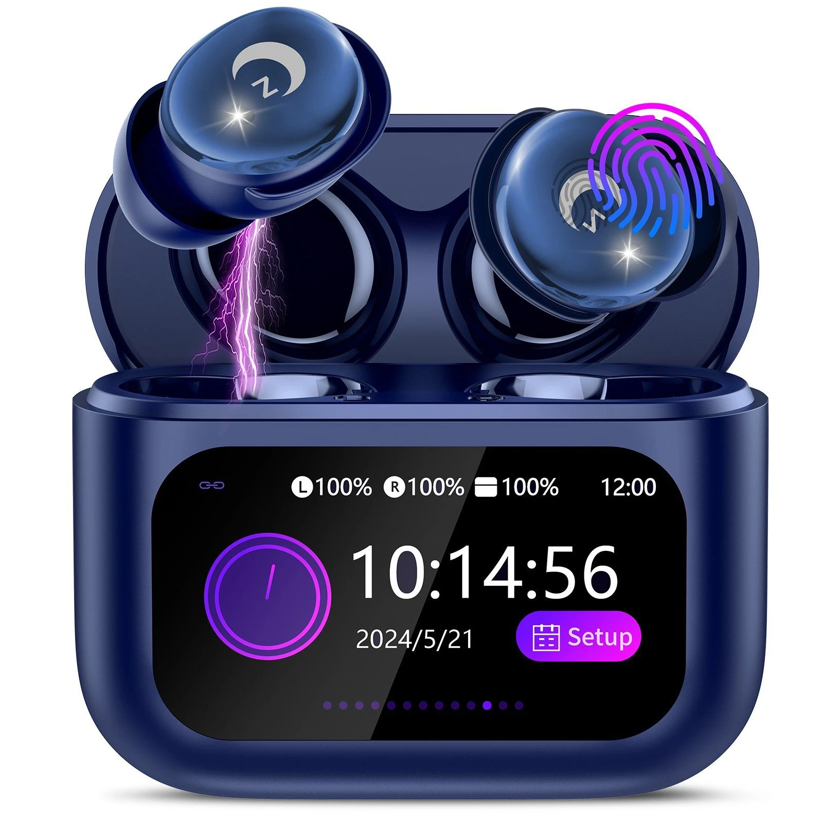 Tws Bt 5.4 Headphone Earbuds Music Call HiFi Sound Tws New Product Mini Wireless Earphone Single Binaural Touch 5.0 Sports Wireless in-Ear Type Earphone