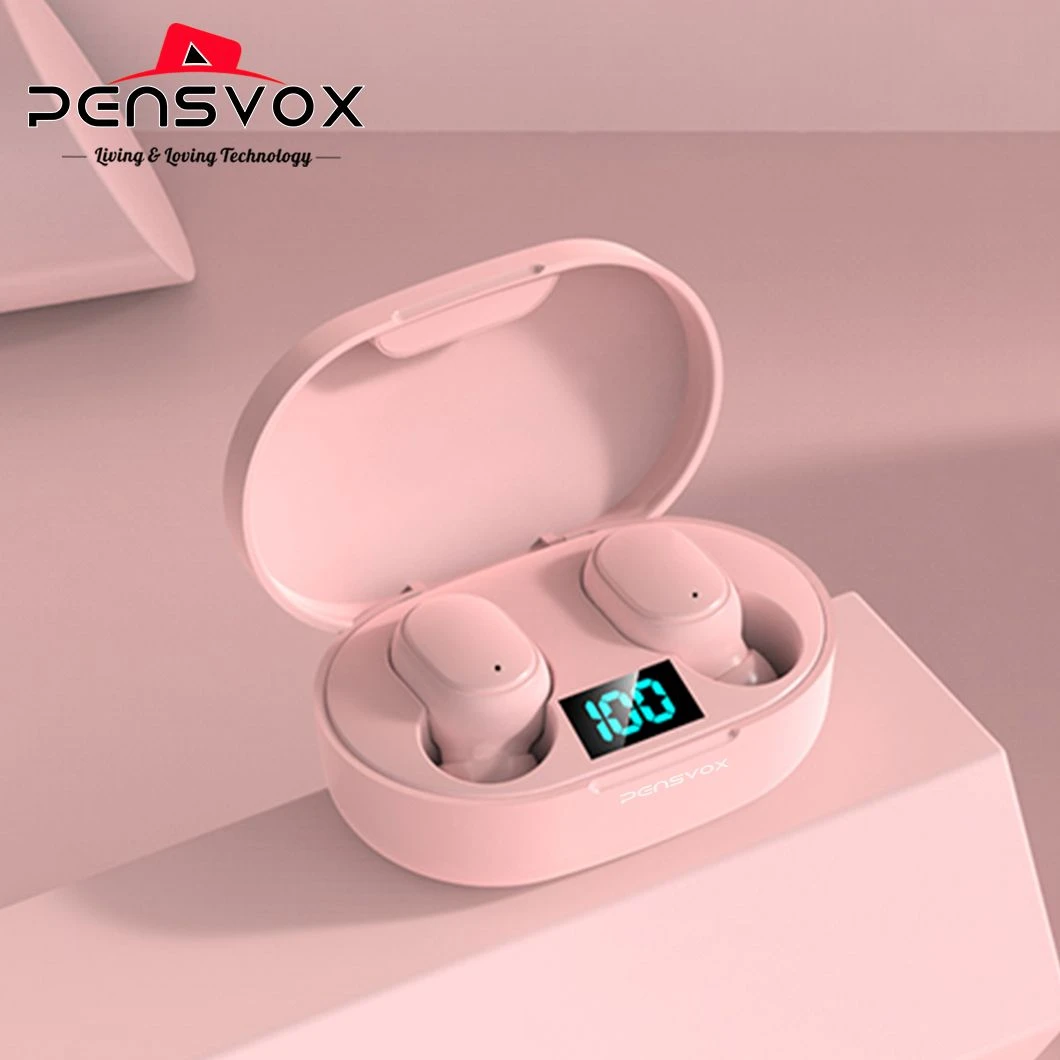 Tws Earphones Blue Tooth Wireless Headphones with Mic Mini Stereo in-Ear Earbuds Sports Gaming Headset