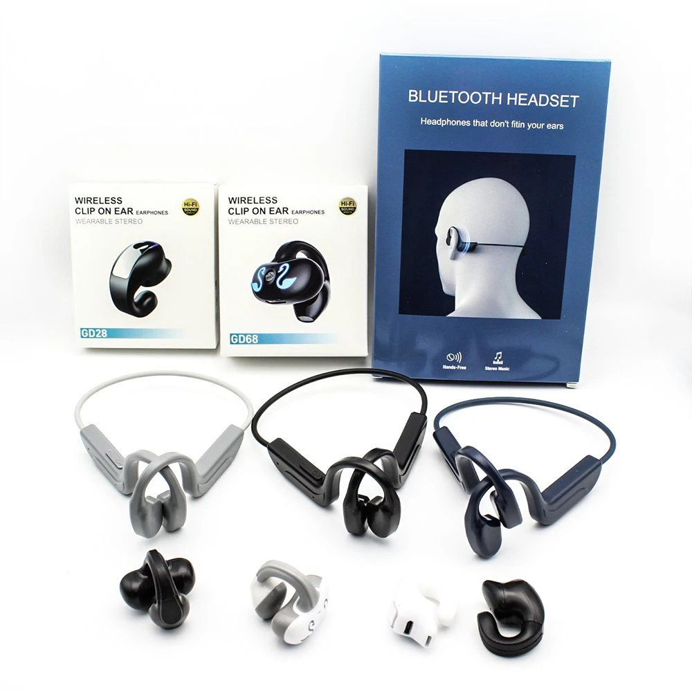 Tws Gd28 Gd68 G22 Earbuds Bone Conduction Headset Sport Earphones Wireless Earbuds