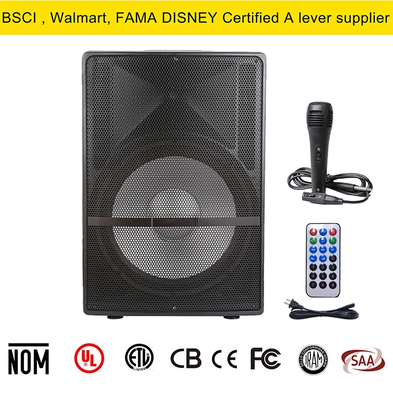 Tws High Power 18inch Bluetooth Loud Speaker Without Battery or Tripod