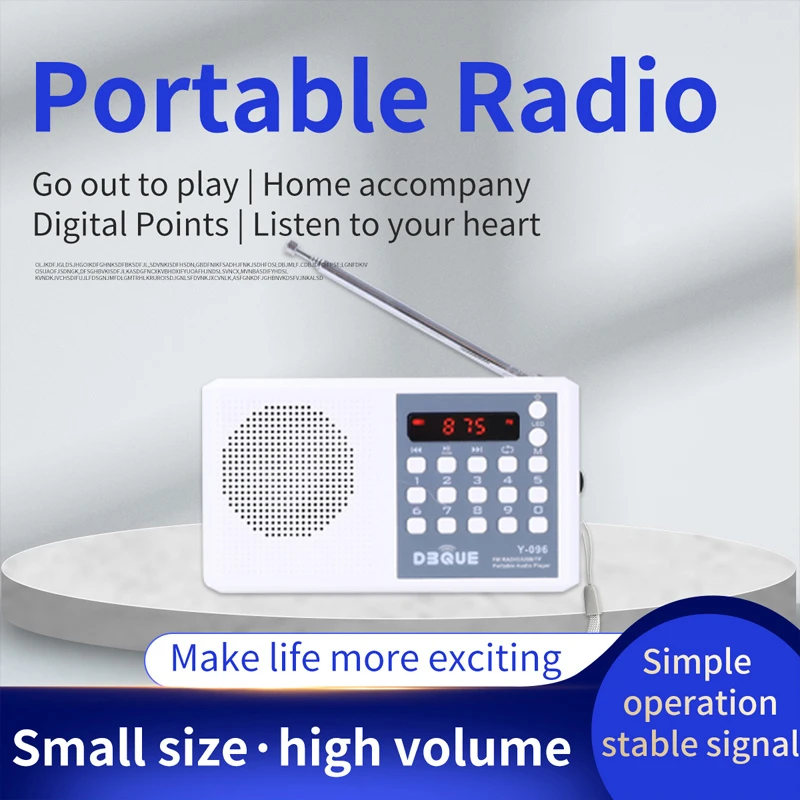 Type-C Charging Port Quran Speaker with 1200mAh Battery Small Radio Player