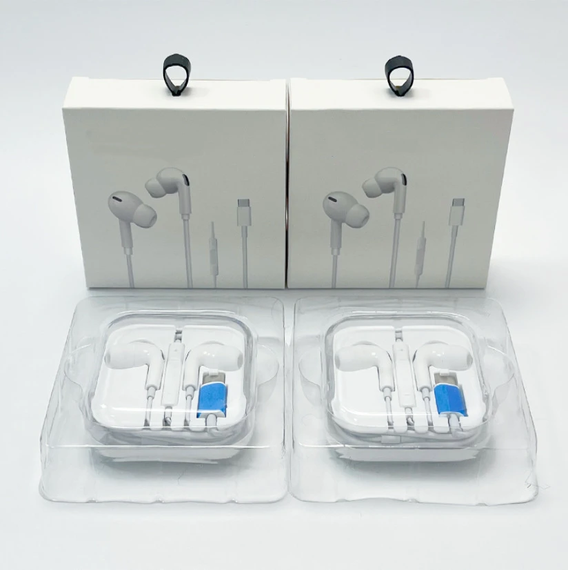 Type C Wired Earphone with Mic Type C Earphones Wired Headphone Type-C Wired Earbuds for Mobile Phone