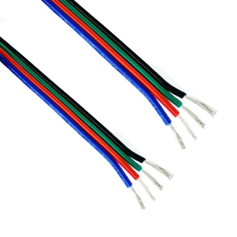 UL 2468 Wire Manufacturer Flat Ribbon Cable 24~26AWG 2~12 Cores 300V Speaker Cable