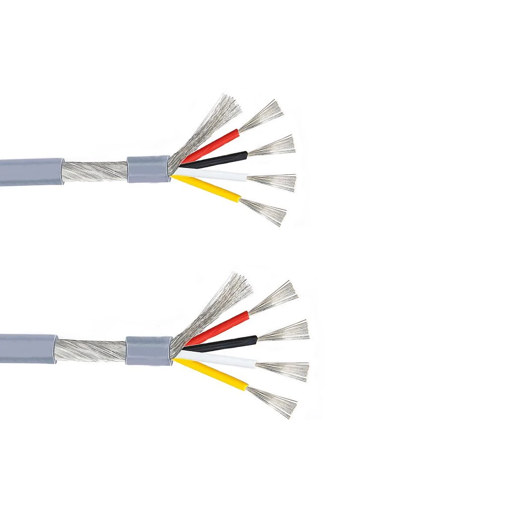 UL2547 80â Sr-PVC Shielded Cable 24AWG 2c Tinned Copper Stranded for Microphone Headphone Speaker