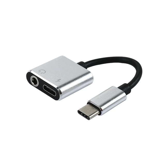 USB C to 3.5mm Headphone and Charger Adapter