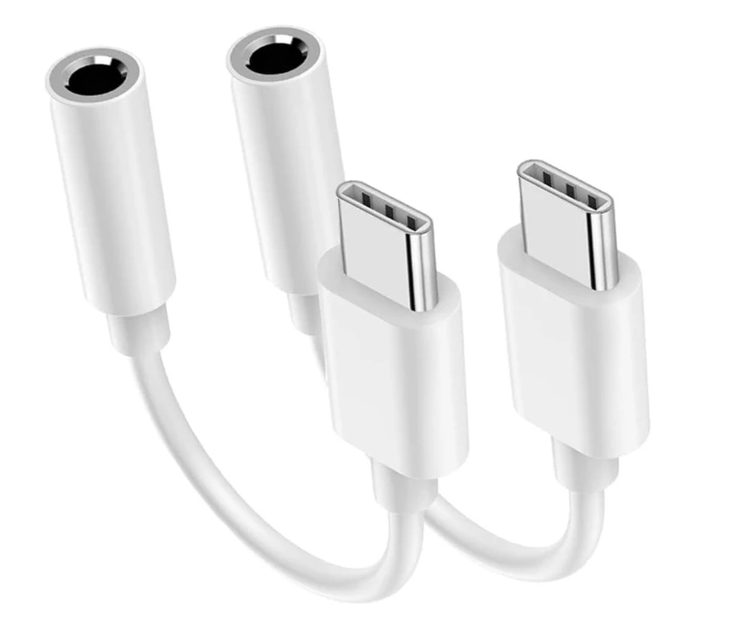 USB-C to Headphone Jack Adapter Audio Aux Cable