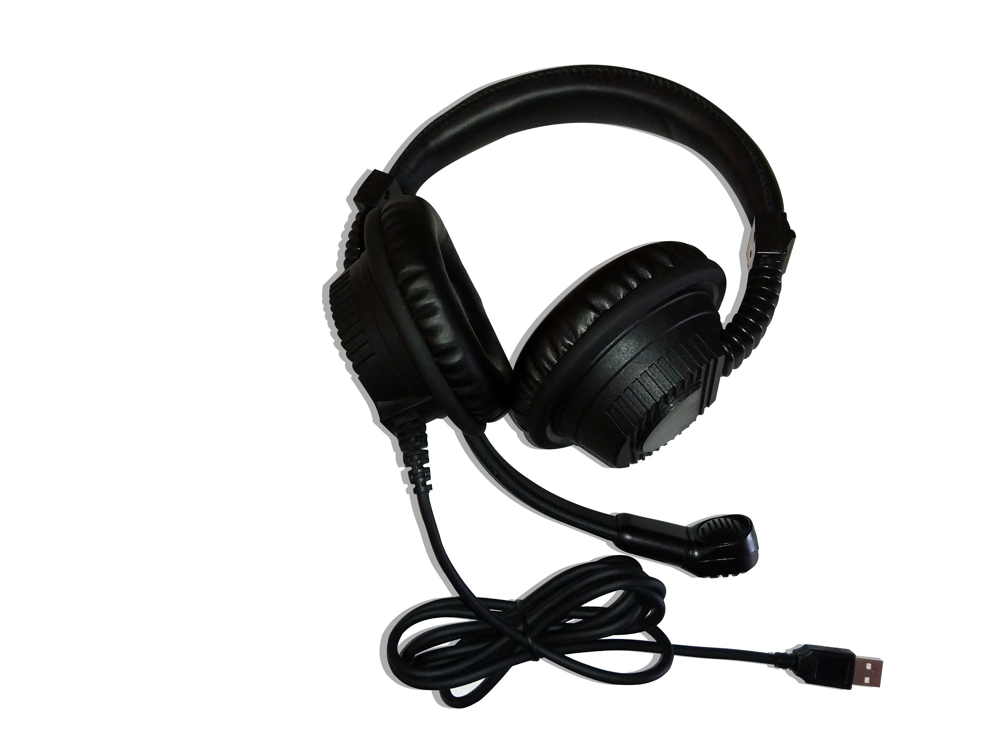 USB Headset Cm6206 Headset Language Lab Headset Computer Headset Stereo Mix