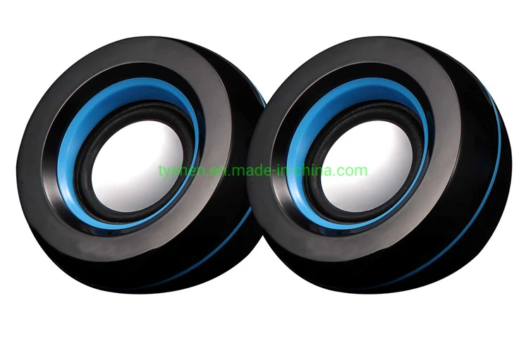 USB Speaker Round Design, Iron Horn Inside, Big Power Consumption